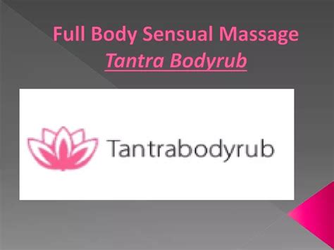 Full Body Sensual Massage Prostitute Niquelandia